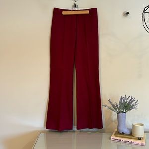 Kenneth Cole New York KAYLA pant deep red size 4 Womens